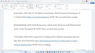 Microsoft Word Citations Tutorial