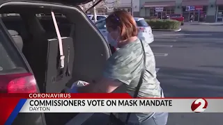 Commissioners vote on mask mandate, Dayton