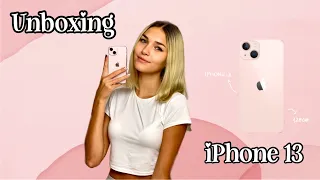 Unboxing iPhone 13! Cinematic mode i mini what’s on my phone 😱