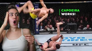 MMA NOOB REACTS TO Crazy Capoeira Master Setting the UFC on Fire - Michel Pereira