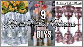9 Stunning wedding centerpieces DIYs with DOLLAR TREE items!