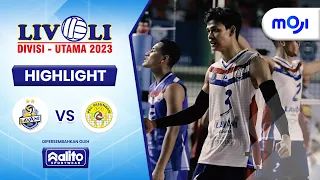 Lavani VS BIN Pasundan 3-1 | Highlight Livoli Divisi Utama 2023 Putra | Moji