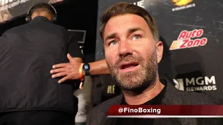 EDDIE HEARN REVEALS HOW DAVID BENAVIDEZ CAN GET A CANELO ALVAREZ FIGHT