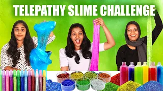 TELEPATHY SLIME MAKING CHALLENGE 🤩| പൊരുത്തം നോക്കി 3 FANCY SLIME ഉണ്ടാക്കി 😂 | PULLOTHI