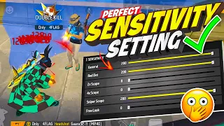Best Sensitivity Setting For Headshot⚙️ Cute Girl Impressed By My Movement Speed Gameplay😍