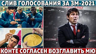 СЛИВ ГОЛОСОВАНИЯ ЗМ-2021: Роналду нет в топ-5 ● Конте ВОЗГЛАВИТ МЮ ● ДВЕ ТРАВМЫ у Барсы