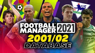 2001/02 Retro Database for Football Manager 2021 - FM21 Mod Download