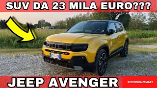 Jeep Avenger BENZINA - MIGLIOR SUV DA 23 MILA EURO??? - Recensione