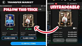 How to Sell Untradeable Players Easily in FC Mobile 🔥🤔