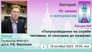 18/10/2023 Васильев Р.Б. Полупроводники на службе человека: от сенсоров до лазеров.