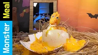 Eating monster egg [fictional video] | Monster Meal ASMR sounds | Kluna Tik style