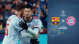 eFootball PES 2021 Gameplay - FC Barcelona vs FC Bayern Munich (Champion League)