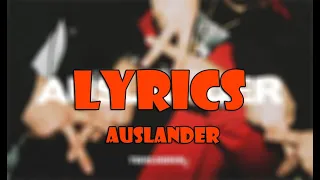 GAZDA PAJA - AUSLANDER feat THCF (Lyrics)