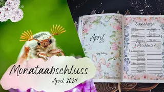 Monatsabschluss🌷April🌷| platz für neues machen 💸 echte Einnahmen und Ausgaben