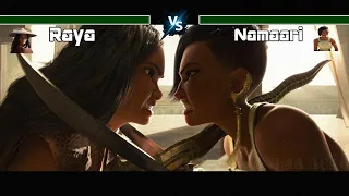 Raya e o Ultimo Dragão - Raya vs Namaari / Com Barra de Vida - Luta Final