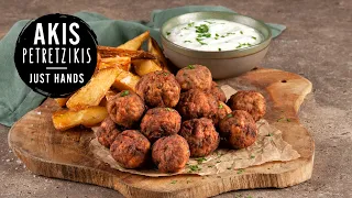 Greek Meatballs and Fries | Akis Petretzikis