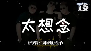 半吨兄弟 - 太想念 【动态歌词/Pinyin Lyrics】Ban Dun Xiong Di - Tai Xiang Nian