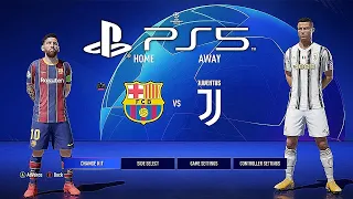 FIFA 21 PS5 | JUVENTUS VS BARCELONA | MESSI VS RONALDO | The Beast Is Back Again | HDR Next Gen