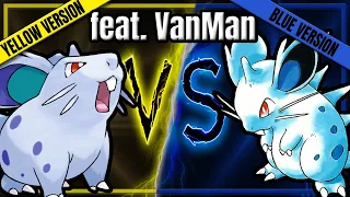 Nidoran Female Only - Yellow Version vs Blue Version - ft. VanMan