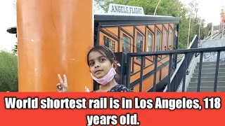 Angels Flight Railway, World Shortest Rail Travel, Downtown Los Angeles.