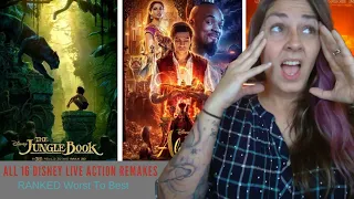 All 16 Disney Live Action Remake Movies RANKED From Worst To Best!