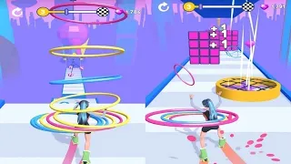 Hula Hoop Race GAME  ALL LEVELS iOS, Android GAMEPLAY WALKTHROUGH NEW UPDATE LEVEL 15 ,16