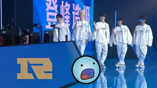 IG stare down RNG before their LPL Match