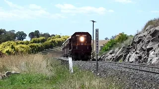 Lachlan Valley Railway (LVR) Australia Day Train Passing Molong NSW. 26 January 2023