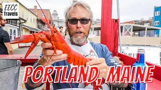 MORE LOBSTER??? So Much Delicious Seafood in Portland, Maine!!  (RV East Coast Road Trip)