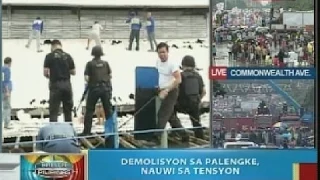 BP: Demolisyon sa palengke sa Quiapo, Maynila, nauwi sa tensyon