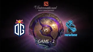 OG vs Newbee  - Game 2 The International 2019 Main stage Upper bracket best of 3