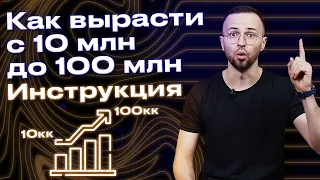 Как вырасти с 10 до 100 миллионов рублей? / Почему нужно изменить подход к управлению бизнеса?