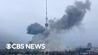 Russian military strike on Kyiv TV tower knocks out broadcasts