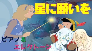 【ピアノ＆エレクトーン】星に願いを　When You Wish Upon a Star　ピノキオ