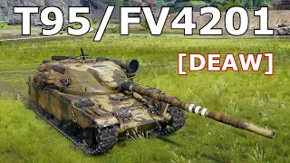 World of Tanks T95/FV4201 Chieftain - 8 Kills 12,000 Damage In 6 Minutes