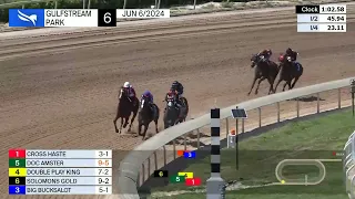 Gulfstream Park Carrera 6 - 6 de Junio 2024