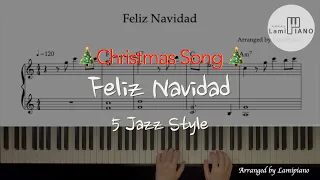 José Feliciano - Feliz Navidad / Piano Cover / Sheet Music