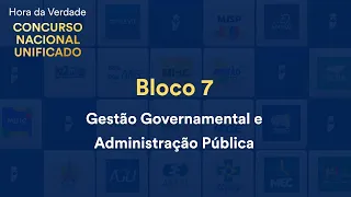 Hora da Verdade CNU – Bloco 7: Administração de Recursos Materiais e Patrimoniais