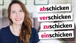 Verben mit "schicken": Was ist der Unterschied zwischen zuschicken, abschicken und verschicken?