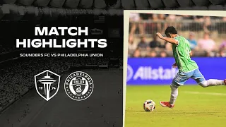 HIGHLIGHTS: Philadelphian Union vs. Seattle Sounders FC | April 30, 2024