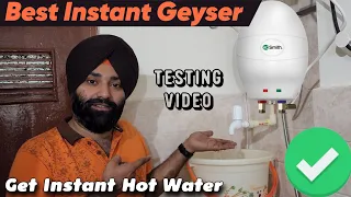 AO Smith Geyser Testing || Best 3 Litre Instant Water Heater for Kitchen