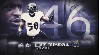 #46 Elvis Dumervil (LB, Ravens) | Top 100 Players of 2015