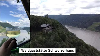 Waldgaststätte Schweizerhaus | Рейнланд-Пфальц | Пивной сад с восхитительным видом на Рейн