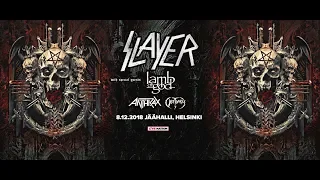 Slayer, Lamb Of God, Anthrax, Obituary 8.12.18 Helsinki. Finland. video: Alex Kornyshev