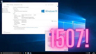 Setting up the first build of Windows 10! (1507)