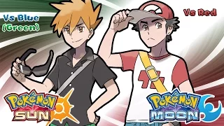 Pokémon Sun & Moon - Battle Legend Red & Blue Battle Music (HQ)