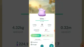 LOWEST CP DITTO EVER CAUGHT (Pokemon GO)