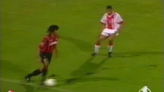 Gullit e Rijkaard per la prima volta contro in Ajax-Milan del 94 (Champions League 94-95)