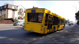 NEW!Маршрутка №178.Маз 203.015 #7808, Київ// Bus Maz 203.015 on 178 line, Kyiv