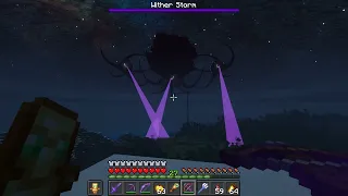 "killing" the wither storm in minecraft